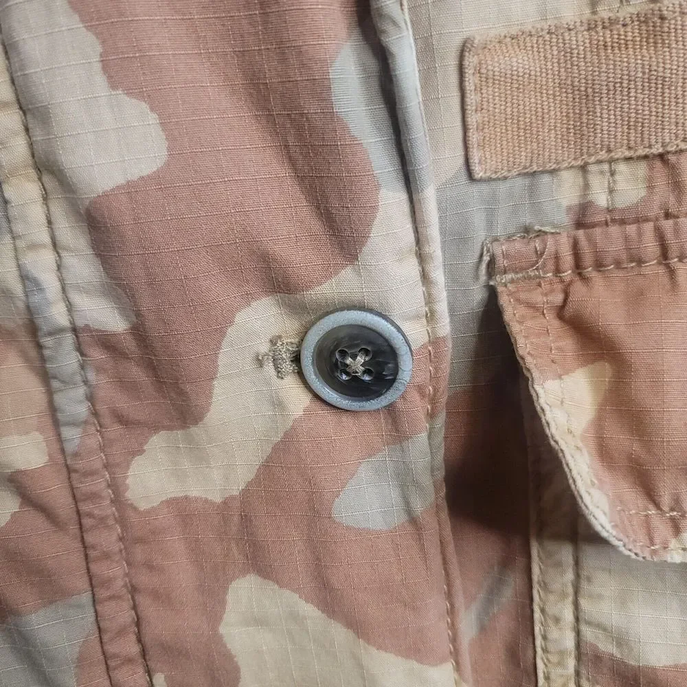 Free People Lead The Way Oversized Camo Jacket Size Medium M Neutral Multicolor - Picture 9 of 16